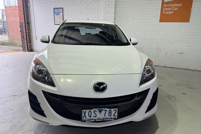 2010 Mazda 3 Maxx BL Series 1 MY10 Crystal White Pearl