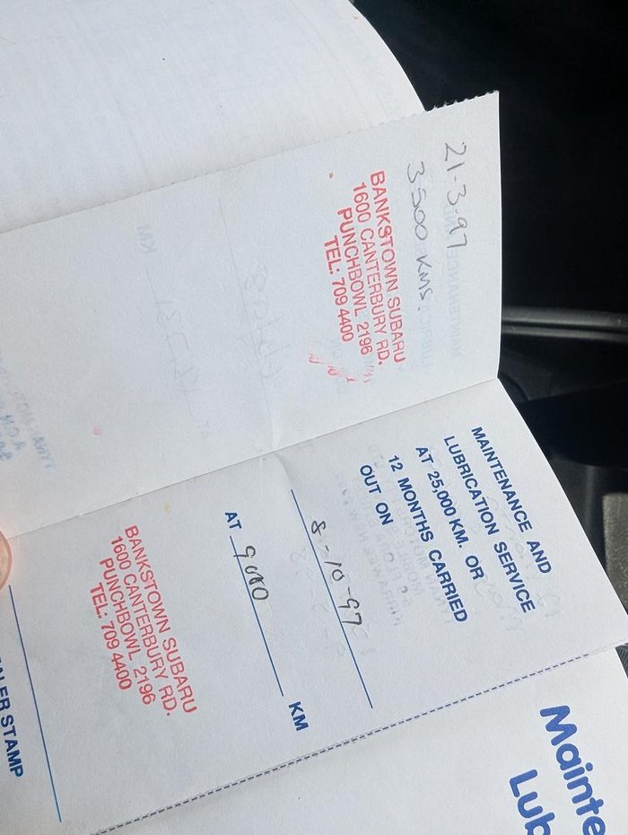 1996 Subaru Liberty GX 2GEN Cool Grey Opal