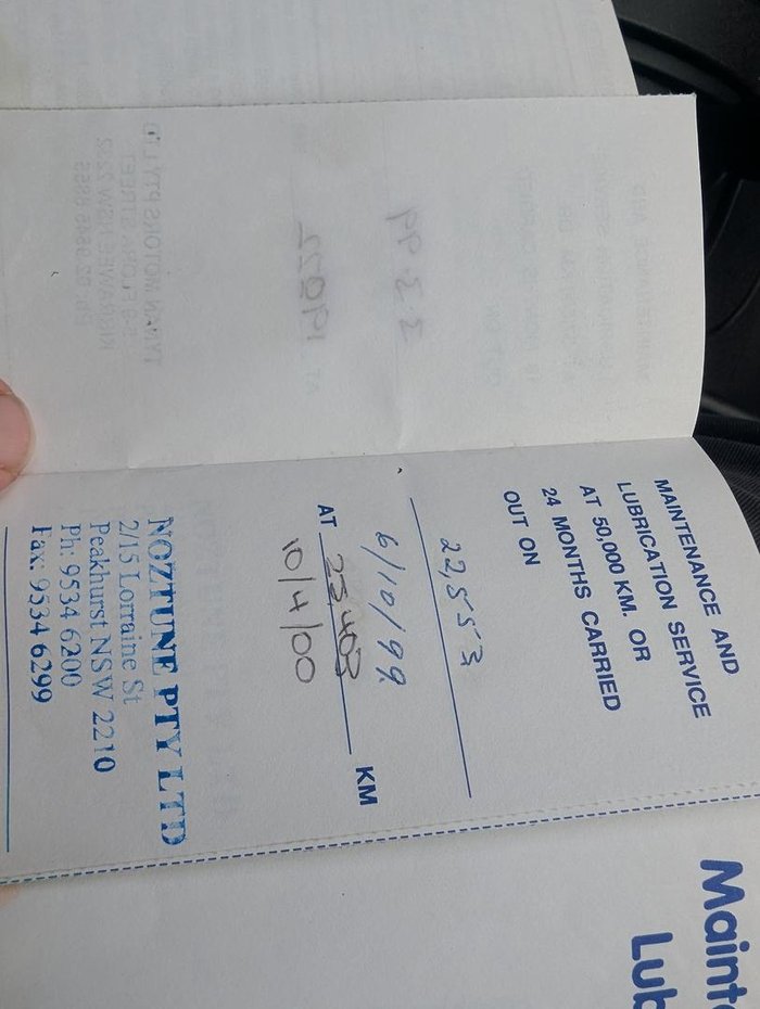 1996 Subaru Liberty GX 2GEN Cool Grey Opal