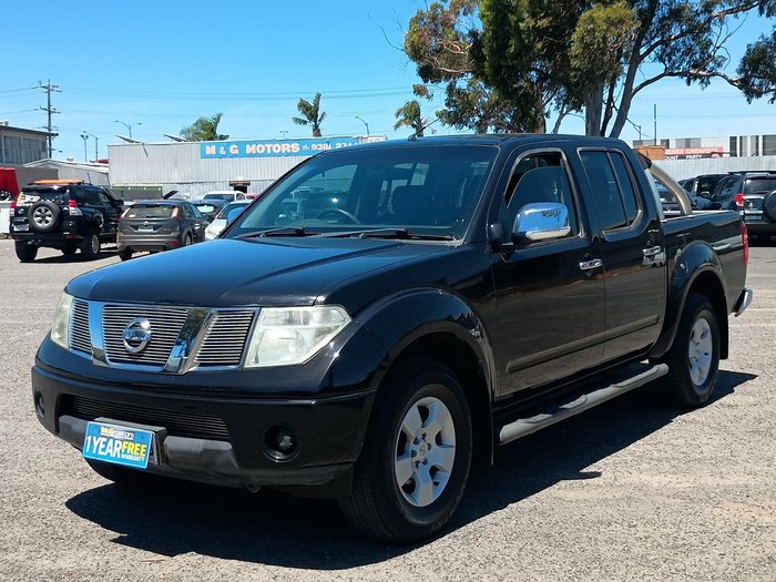 2009 Nissan Navara ST-X D40 4x2 Cosmic Black