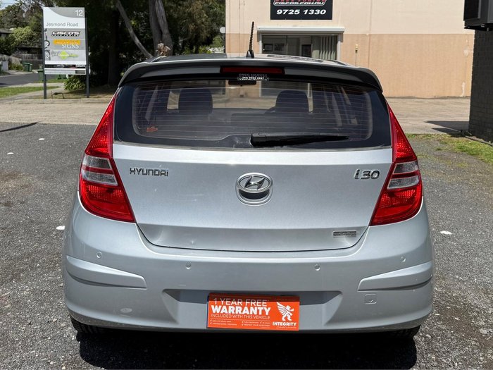 2010 Hyundai i30 SX FD MY10 Continental Silver