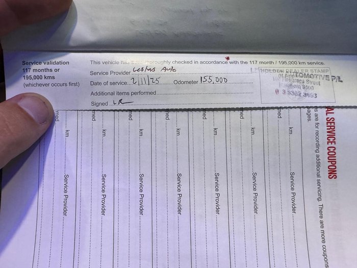 2016 Holden Ute SV6 Black