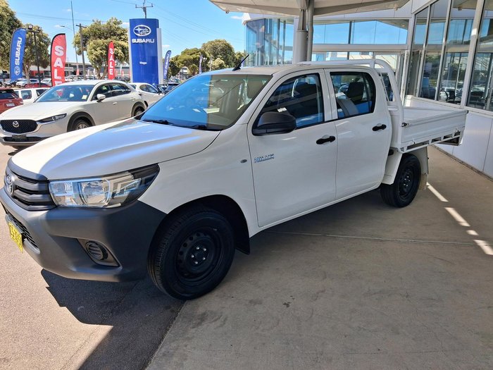 2019 Toyota Hilux Workmate GUN122R 4x2 Glacier White