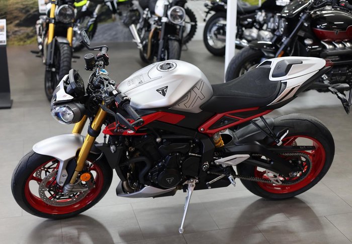 2025 Triumph Street Triple 765 RX Street Triple Silver