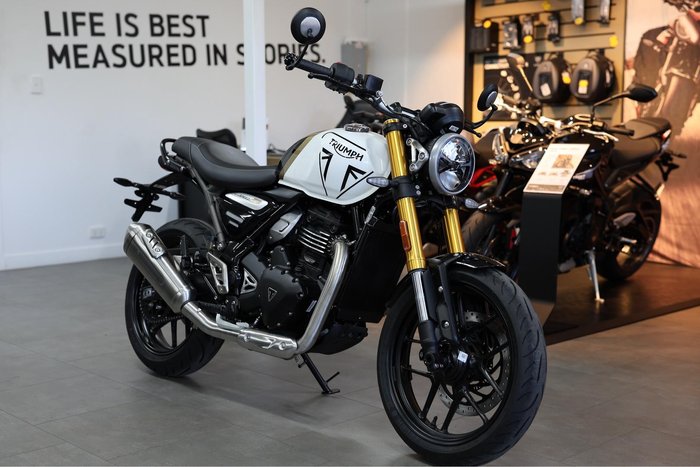 2025 Triumph Speed 400 Speed Four White