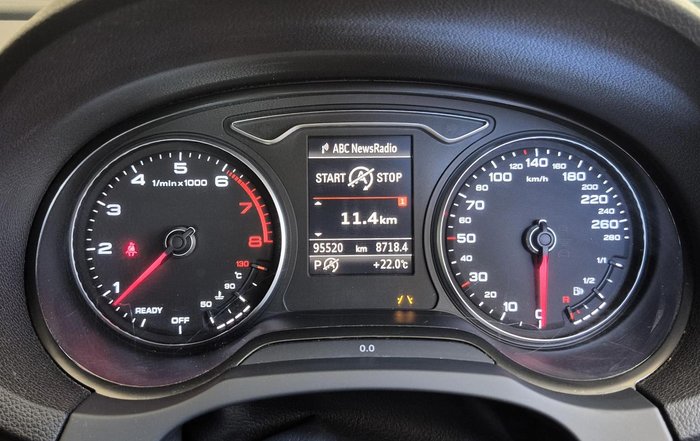 2016 Audi A3 Ambition 8V MY16 Four Wheel Drive Daytona Grey Pearl