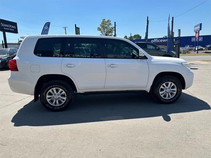 2012 Toyota Landcruiser GXL VDJ200R MY12 4X4 Constant Glacier White