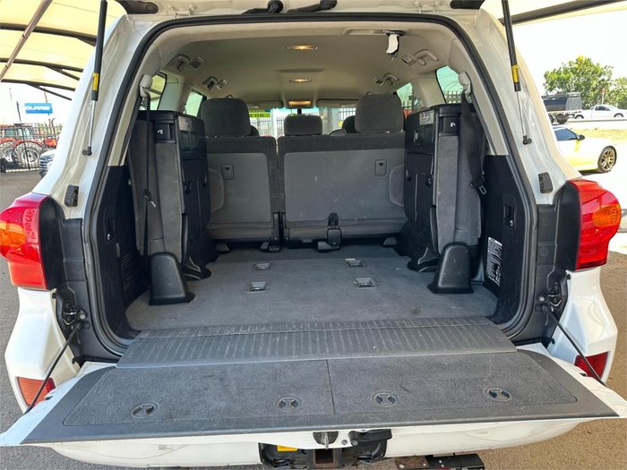 2012 Toyota Landcruiser GXL VDJ200R MY12 4X4 Constant Glacier White