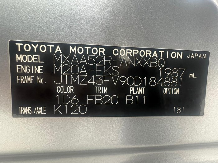 2024 Toyota RAV4 GX MXAA52R Silver Sky