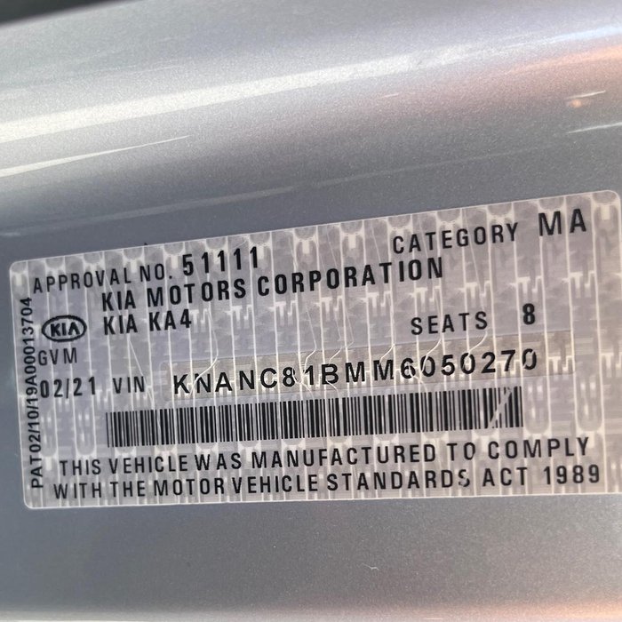2021 Kia Carnival SLi
