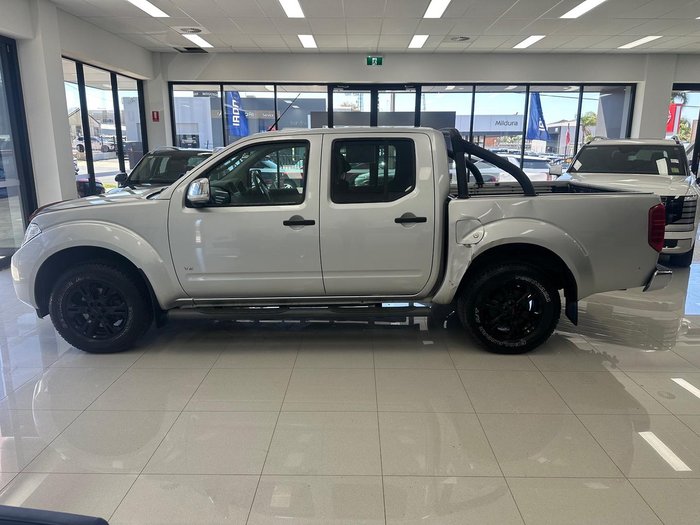 2014 Nissan Navara ST-X 550 D40 Series 5 4X4 Dual Range Silver Lightning
