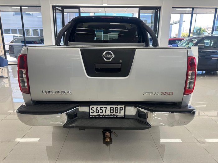 2014 Nissan Navara ST-X 550 D40 Series 5 4X4 Dual Range Silver Lightning