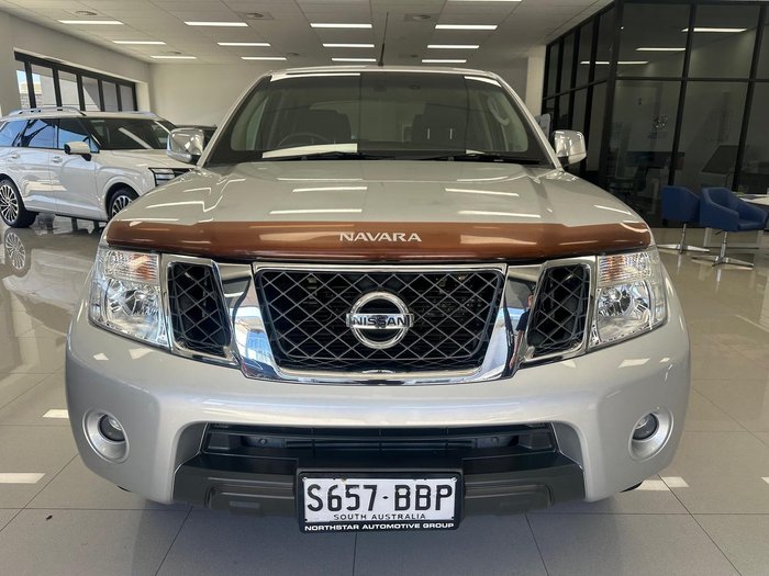 2014 Nissan Navara ST-X 550 D40 Series 5 4X4 Dual Range Silver Lightning