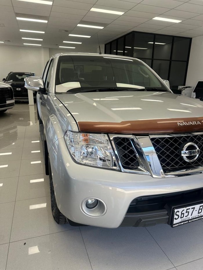2014 Nissan Navara ST-X 550 D40 Series 5 4X4 Dual Range Silver Lightning