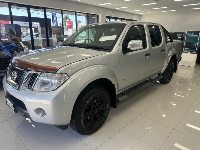 2014 Nissan Navara ST-X 550 D40 Series 5 4X4 Dual Range Silver Lightning