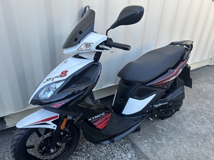 2021 KYMCO SUPER 8 50 SCOOTER BLACK
