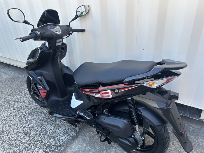 2021 KYMCO SUPER 8 50 SCOOTER BLACK