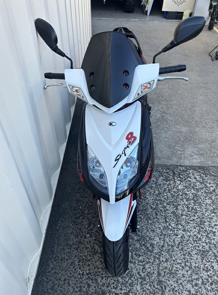 2021 KYMCO SUPER 8 50 SCOOTER BLACK