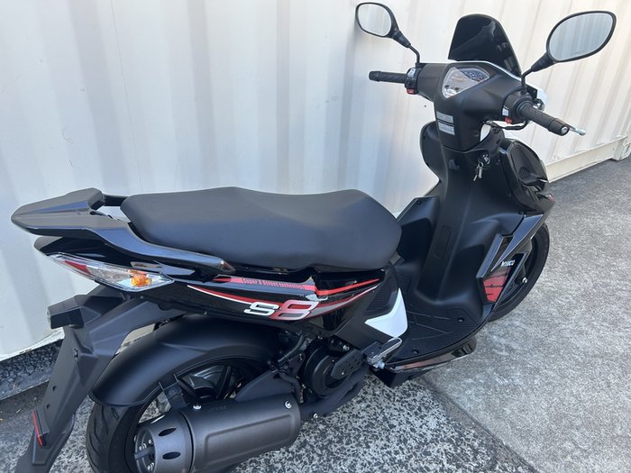 2021 KYMCO SUPER 8 50 SCOOTER BLACK