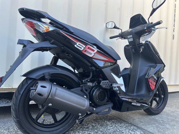 2021 KYMCO SUPER 8 50 SCOOTER BLACK