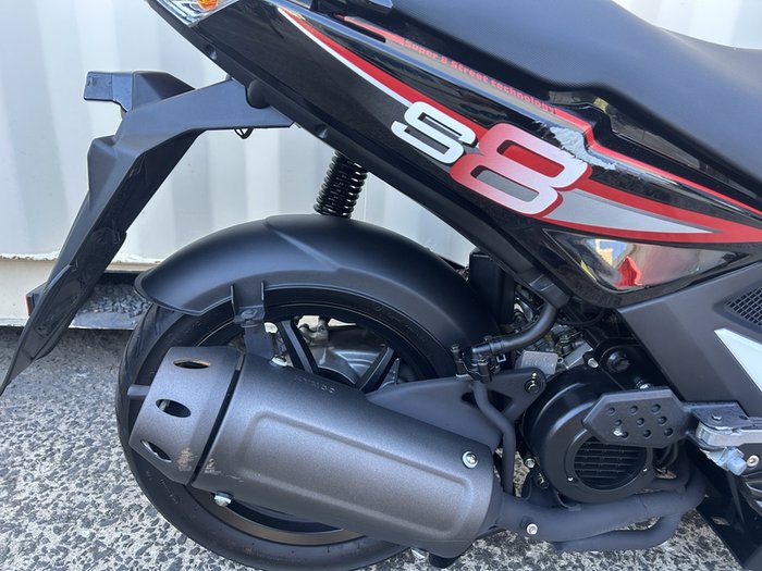 2021 KYMCO SUPER 8 50 SCOOTER BLACK