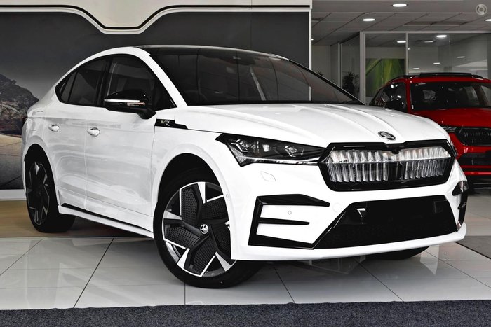 2024 SKODA Enyaq RS NY MY25 AWD Moon White