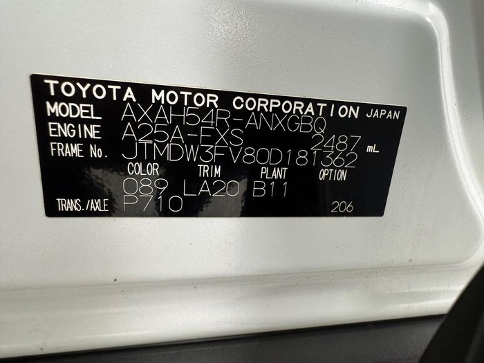 2023 Toyota RAV4 Cruiser AXAH54R 4X4 On Demand Frosted White