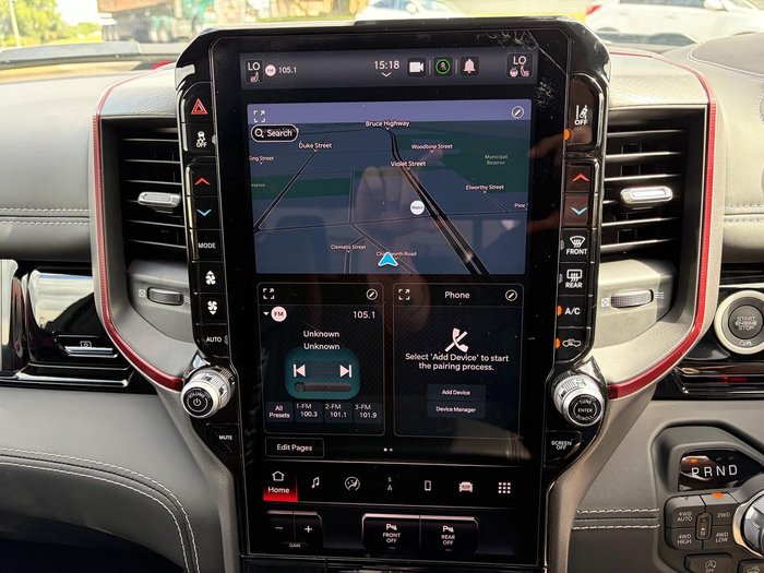 2025 RAM 1500 Rebel Hurricane SO DT MY25 4X4 Dual Range Flame Red