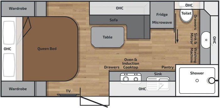 2025 Millard Millard 17Ft6 (Cd) Breakaway