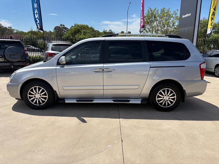 2011 Kia Grand Carnival Platinum VQ MY11 Clear Silver
