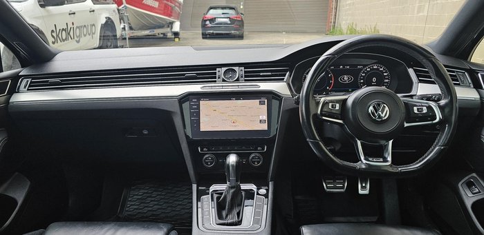 2017 Volkswagen Passat 206TSI R-Line B8 MY18 Four Wheel Drive Manganese Grey