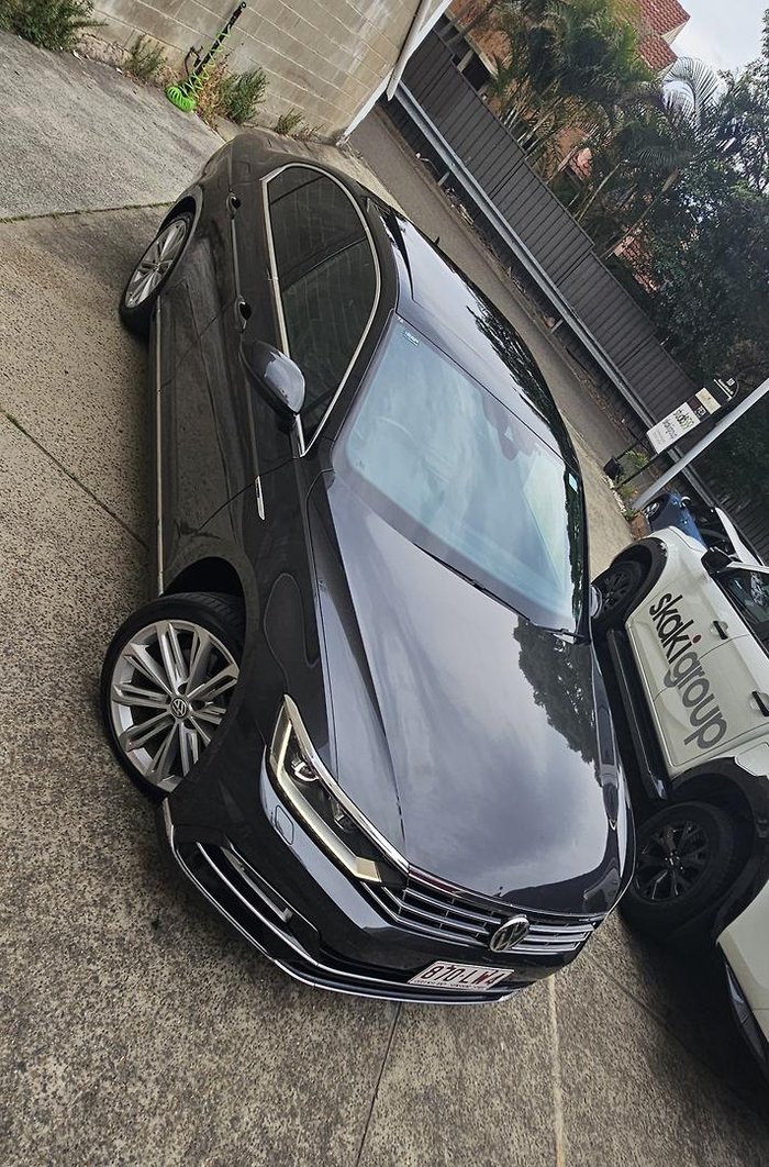 2017 Volkswagen Passat 206TSI R-Line B8 MY18 Four Wheel Drive Manganese Grey