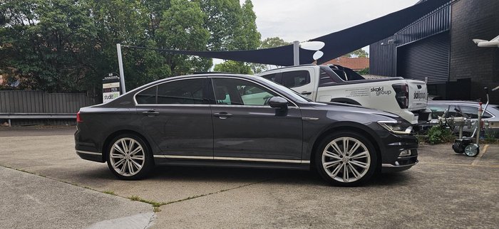 2017 Volkswagen Passat 206TSI R-Line B8 MY18 Four Wheel Drive Manganese Grey