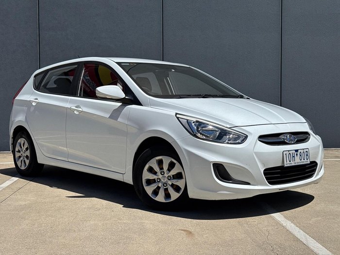 2016 Hyundai Accent Active RB4 MY16 Crystal White