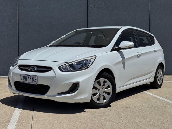 2016 Hyundai Accent Active RB4 MY16 Crystal White