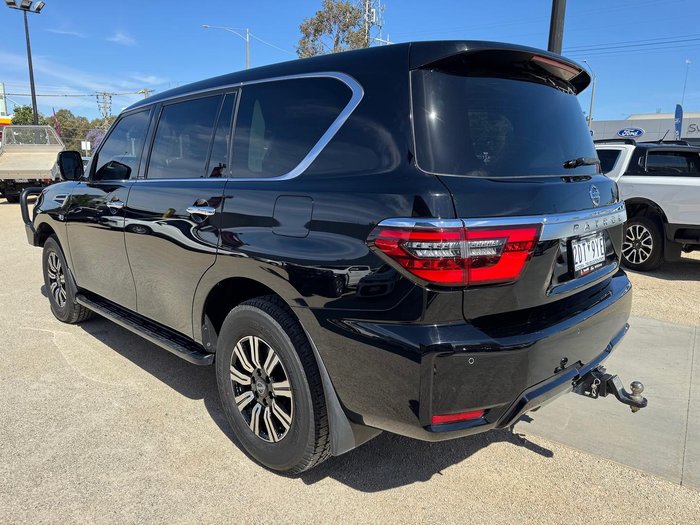 2021 Nissan Patrol Ti Y62 MY21 4X4 Dual Range Black Obsidian