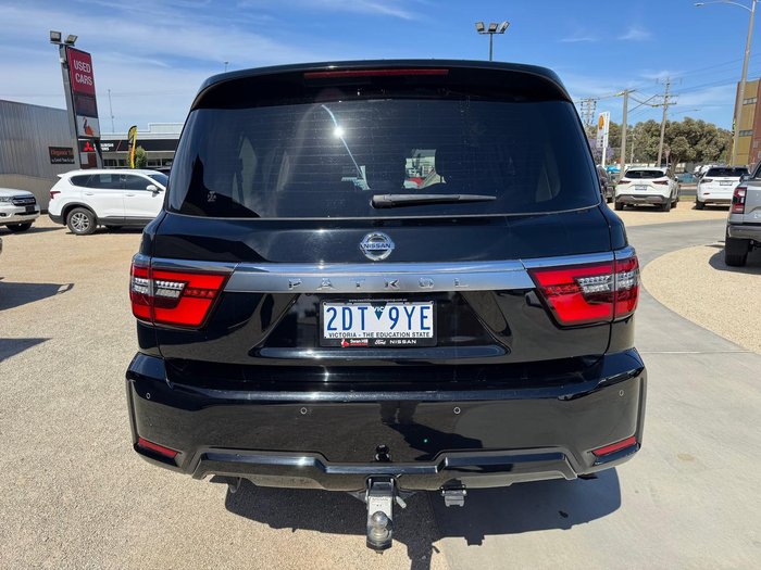 2021 Nissan Patrol Ti Y62 MY21 4X4 Dual Range Black Obsidian