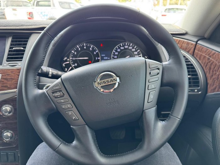 2021 Nissan Patrol Ti Y62 MY21 4X4 Dual Range Black Obsidian