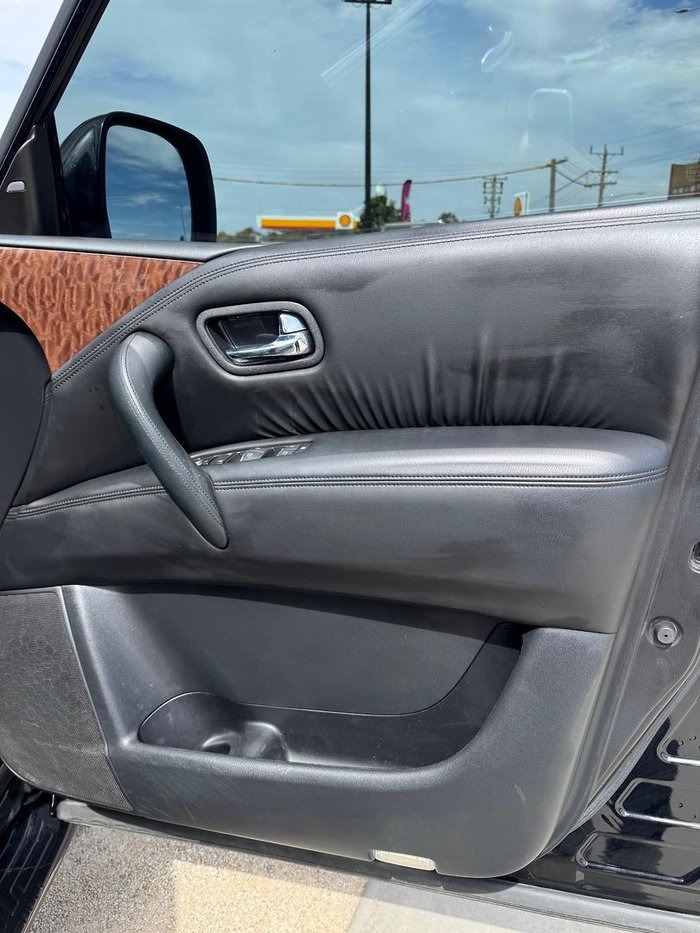 2021 Nissan Patrol Ti Y62 MY21 4X4 Dual Range Black Obsidian