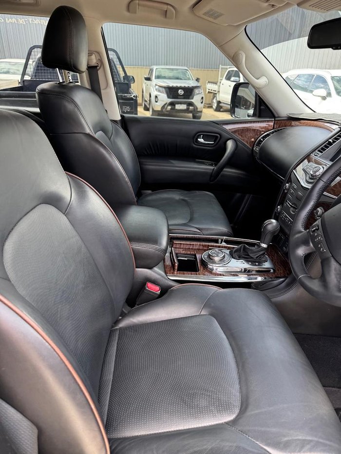 2021 Nissan Patrol Ti Y62 MY21 4X4 Dual Range Black Obsidian