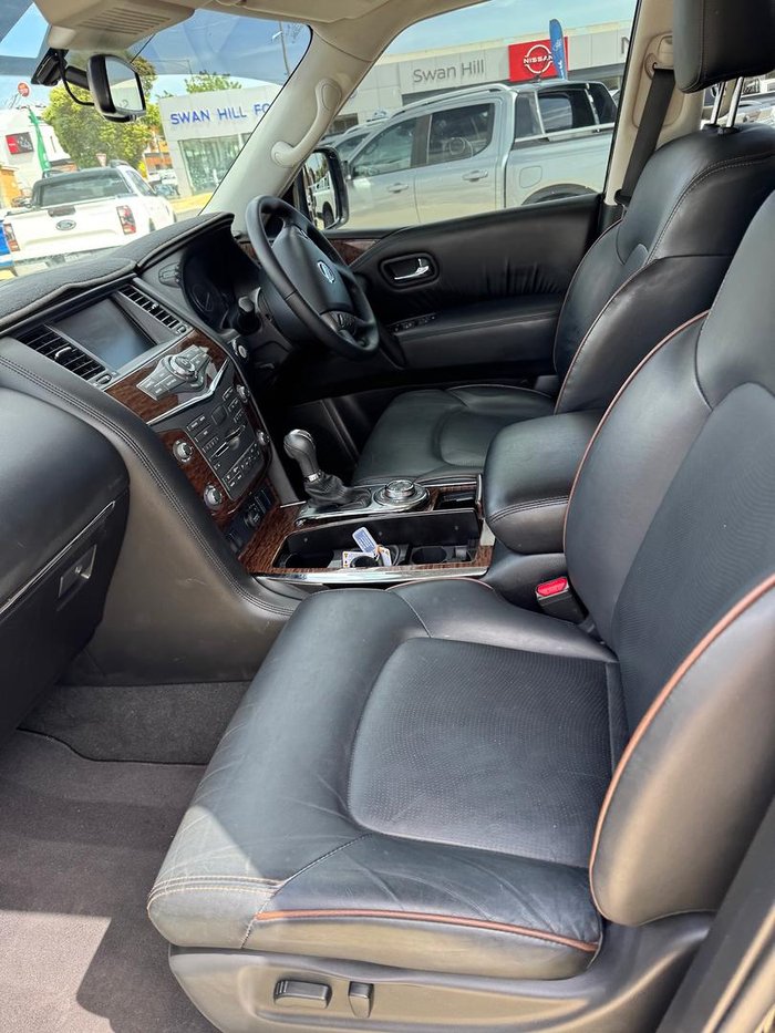 2021 Nissan Patrol Ti Y62 MY21 4X4 Dual Range Black Obsidian