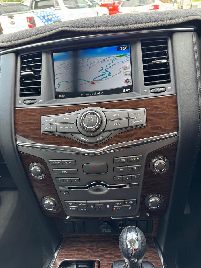 2021 Nissan Patrol Ti Y62 MY21 4X4 Dual Range Black Obsidian