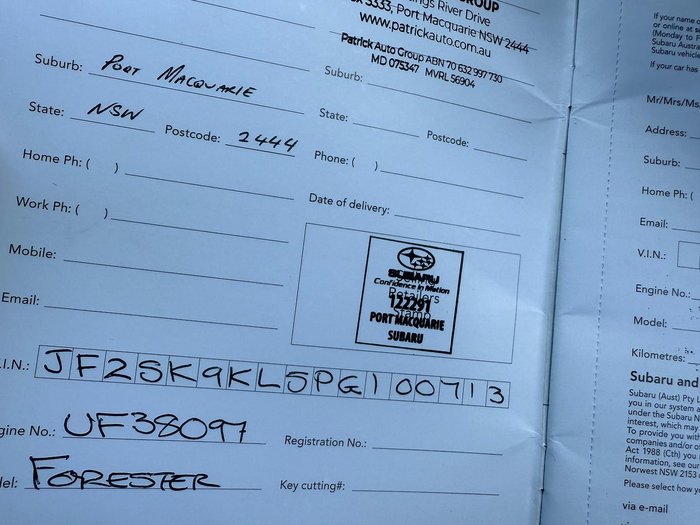 2023 Subaru Forester 2.5i