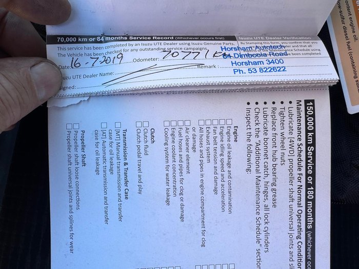 2018 Isuzu D-MAX SX MY17 4X4 Dual Range Splash White