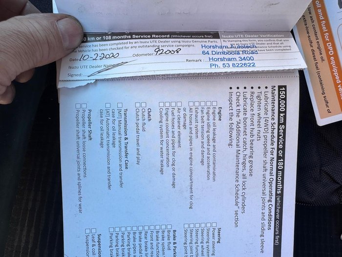 2018 Isuzu D-MAX SX MY17 4X4 Dual Range Splash White