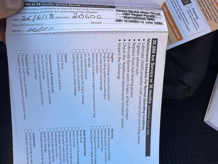 2018 Isuzu D-MAX SX MY17 4X4 Dual Range Splash White