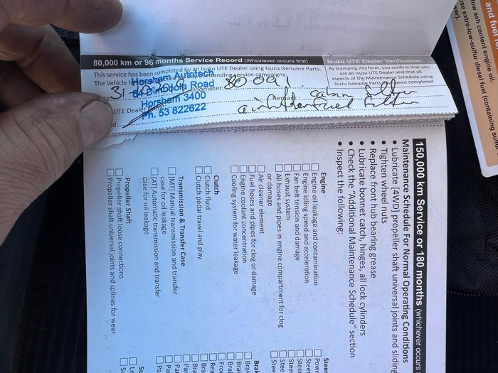 2018 Isuzu D-MAX SX MY17 4X4 Dual Range Splash White