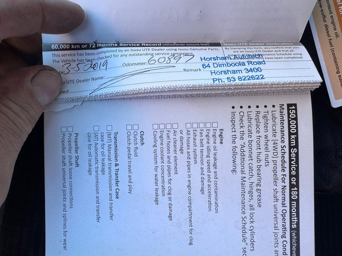 2018 Isuzu D-MAX SX MY17 4X4 Dual Range Splash White