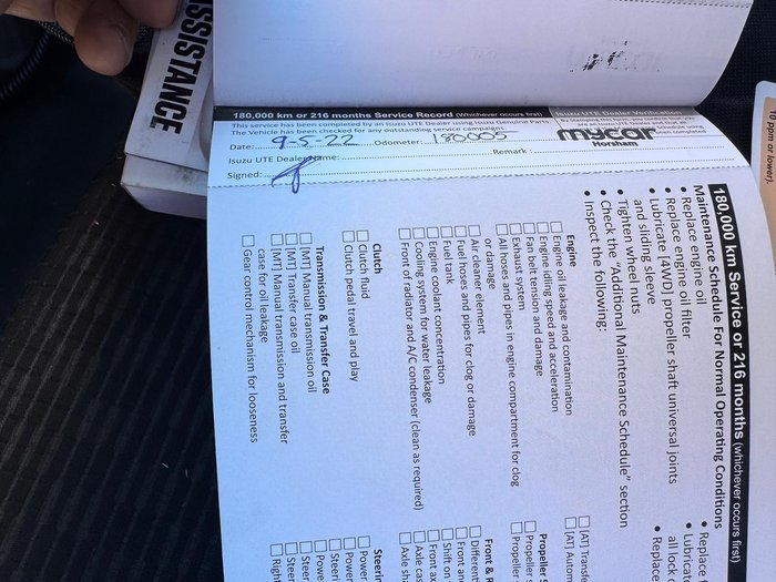 2018 Isuzu D-MAX SX MY17 4X4 Dual Range Splash White