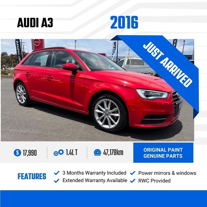 2016 Audi A3 Attraction